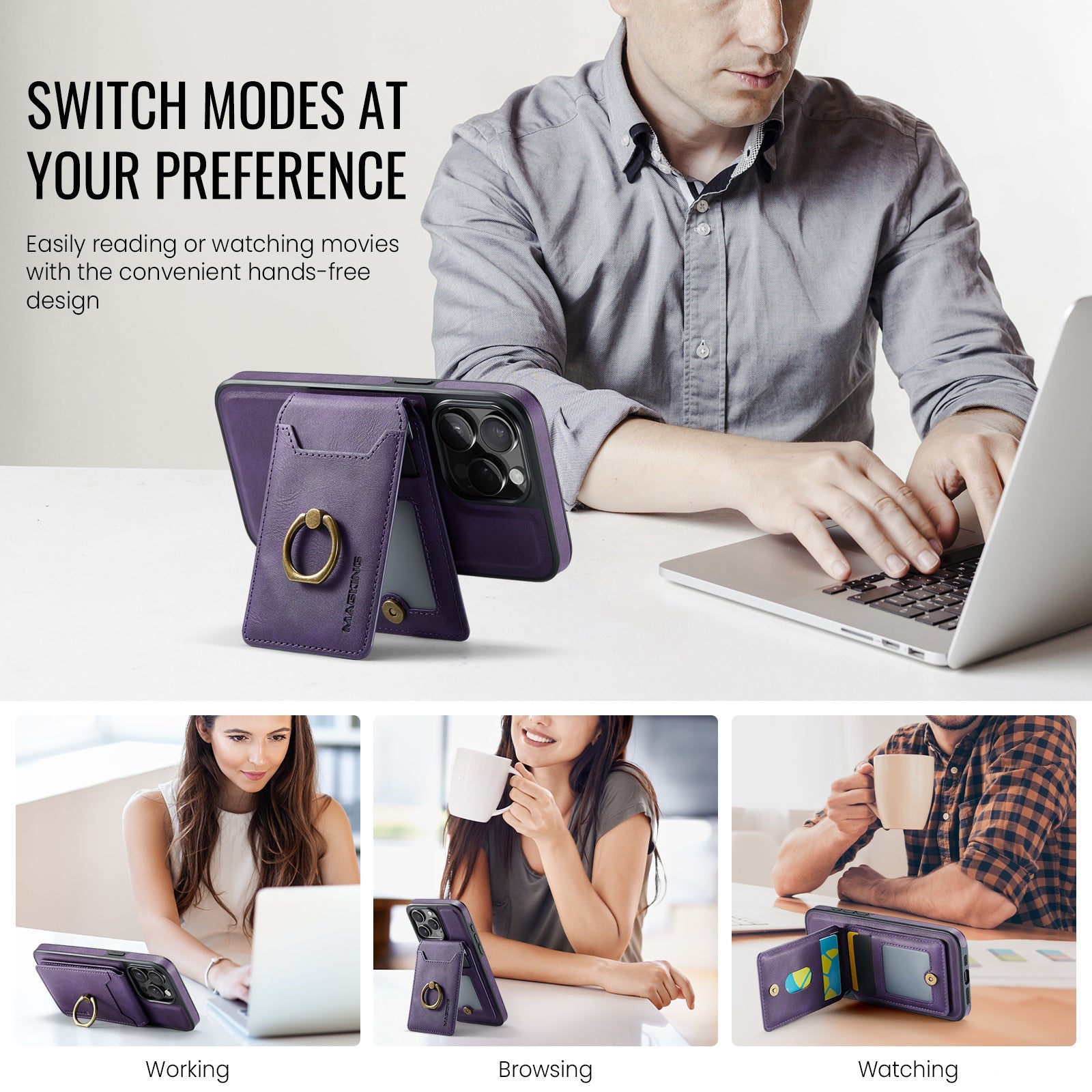 Max 2-in-1 Magnetic Detachable iphone Case