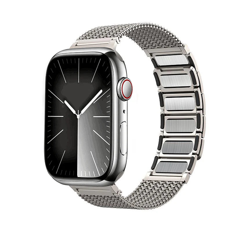 Magnetic Braided Stainless Steel Band For Apple Watch