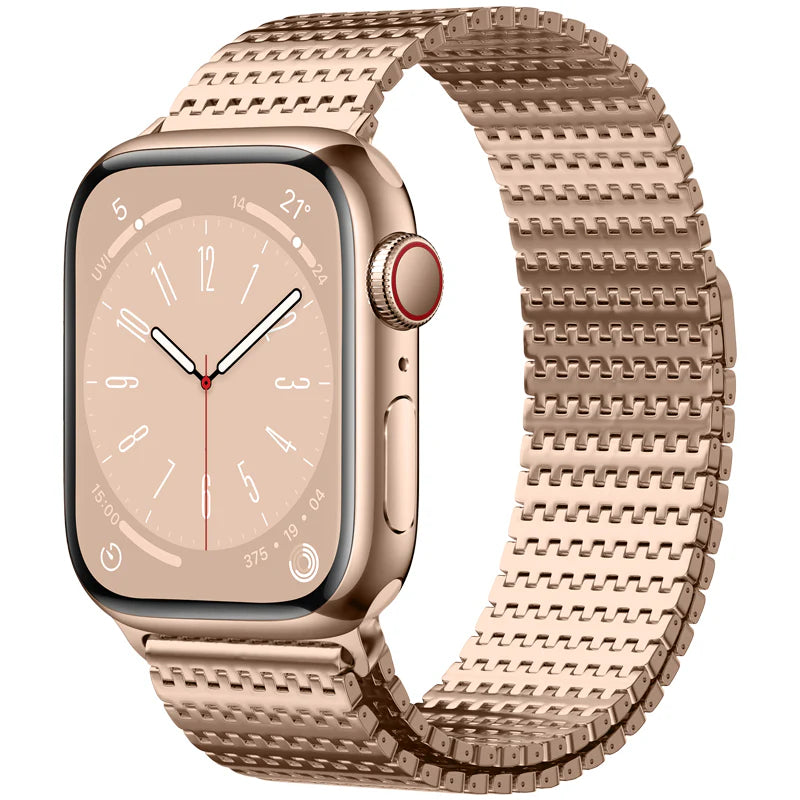 Stainless Steel Mesh Loop Magnetic Band For Apple Watch