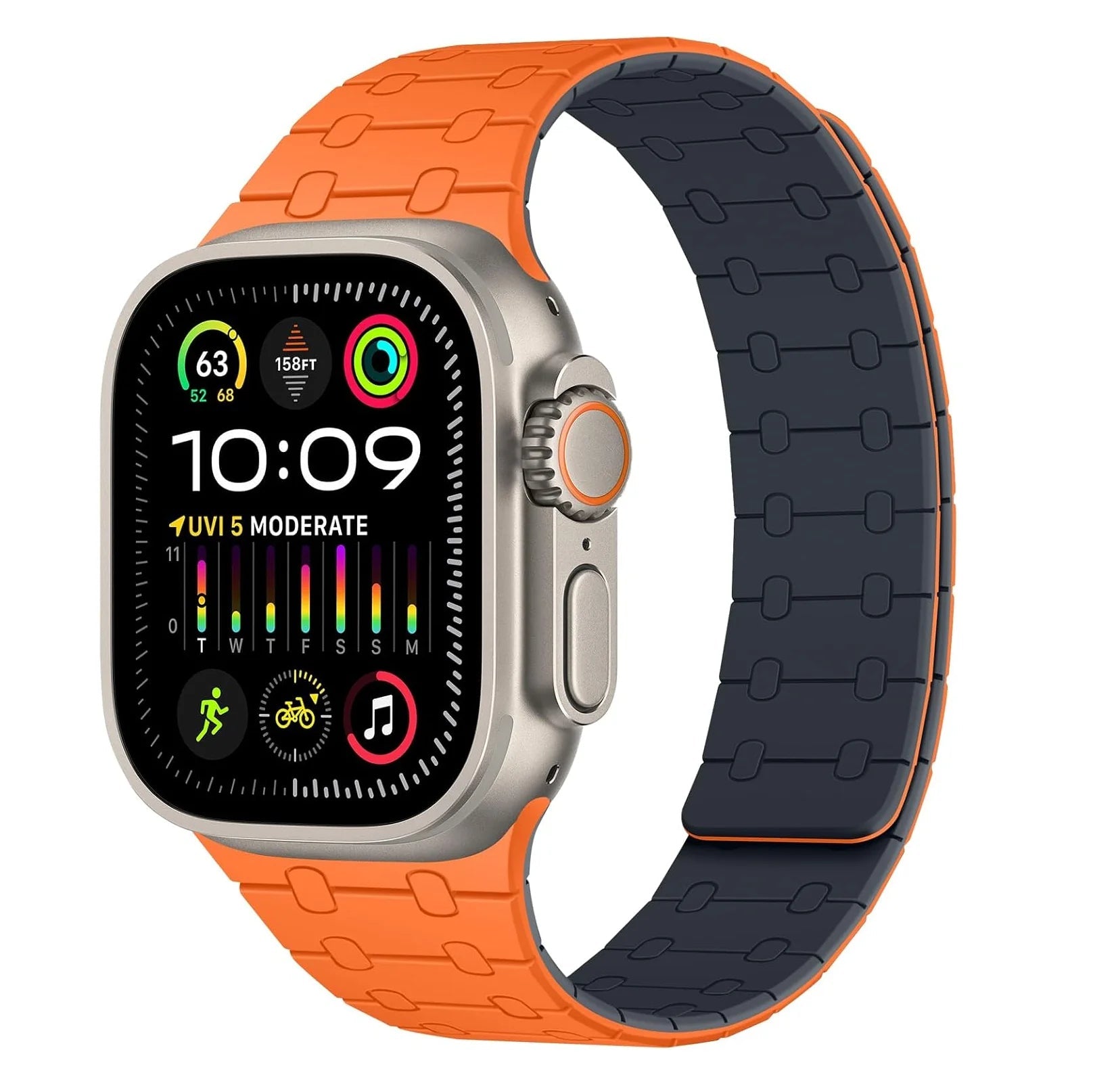 AP Magnetic Silicone Strap For Apple Watch