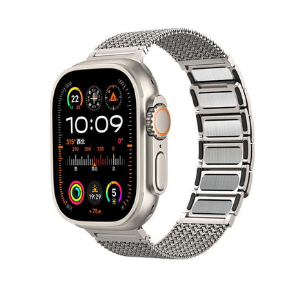 Magnetic Braided Stainless Steel  Band For Apple Watch