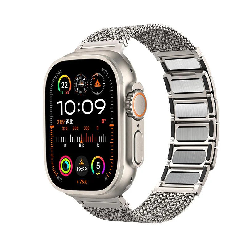 Magnetic Braided Stainless Steel  Band For Apple Watch