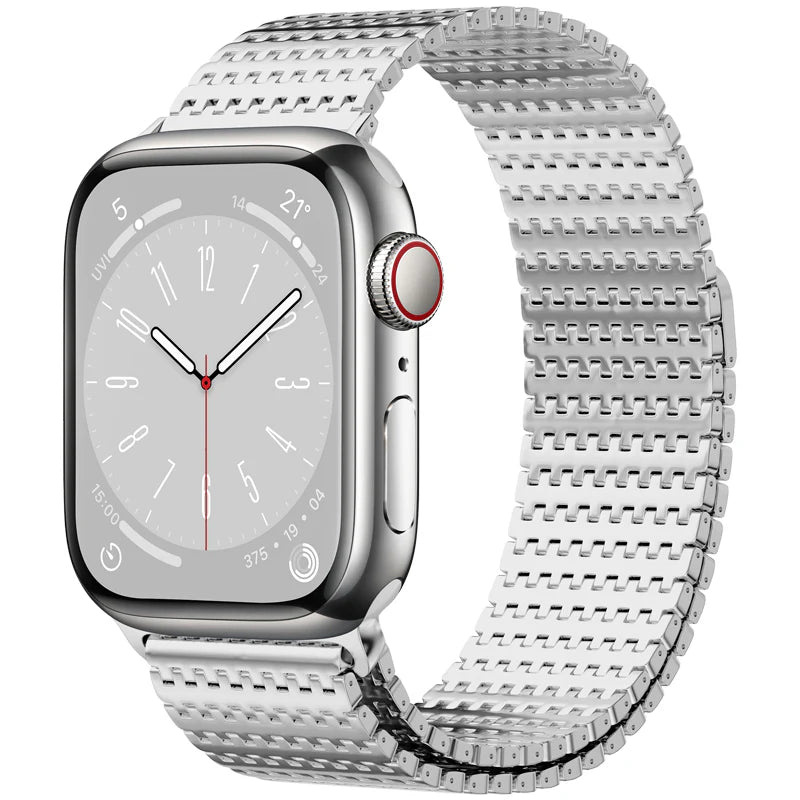 Stainless Steel Mesh Loop Magnetic Band For Apple Watch