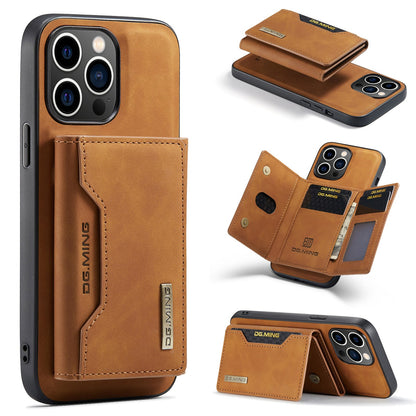 2 in 1 Detachable Wallet Back Cover for iPhone 16 Pro max/ 16Pro/16/15 /14Pro